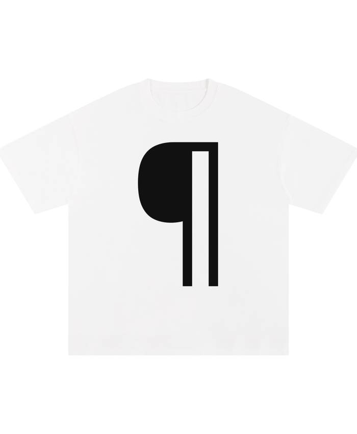 ONEGLYPH Paragraph Mark Symbol Tee