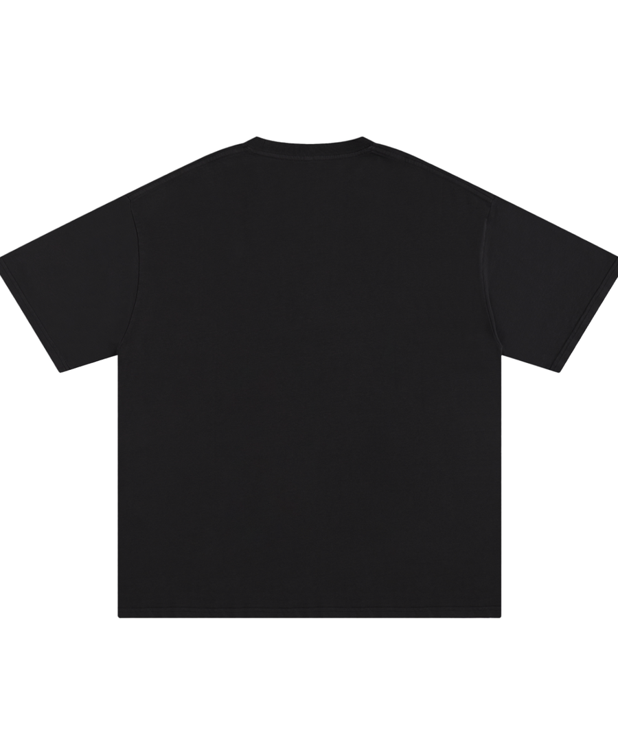 ONEGLYPH R Letter Tee — Dark Colours | Single Glyph Cotton Tee