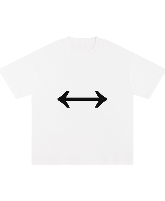 ONEGLYPH Two Way Arrow Symbol Tee