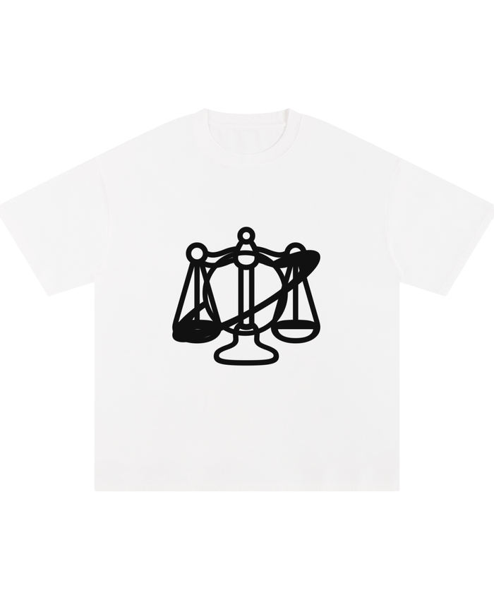 ONEGLYPH Balance Scales Symbol Tee
