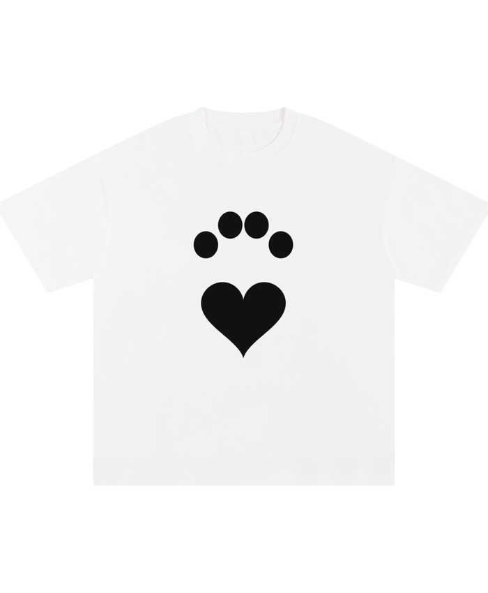 ONEGLYPH Paw Heart Symbol Tee