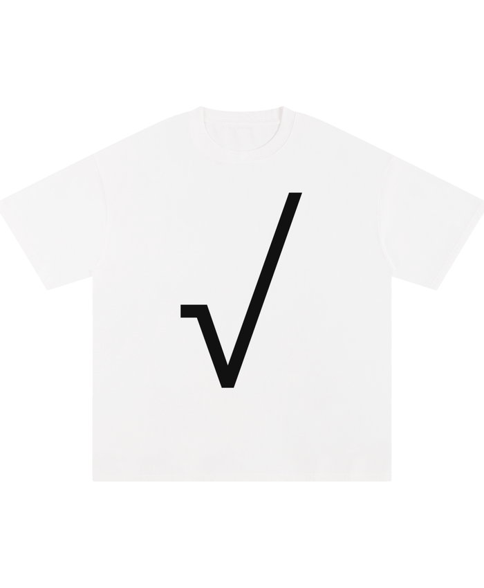 ONEGLYPH Square Root Symbol Tee